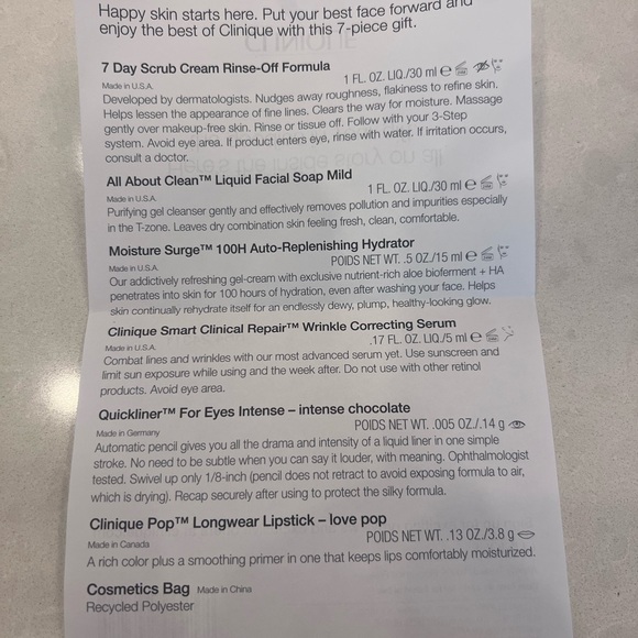 Clinique skincare and makeup samples - Picture 5 of 5